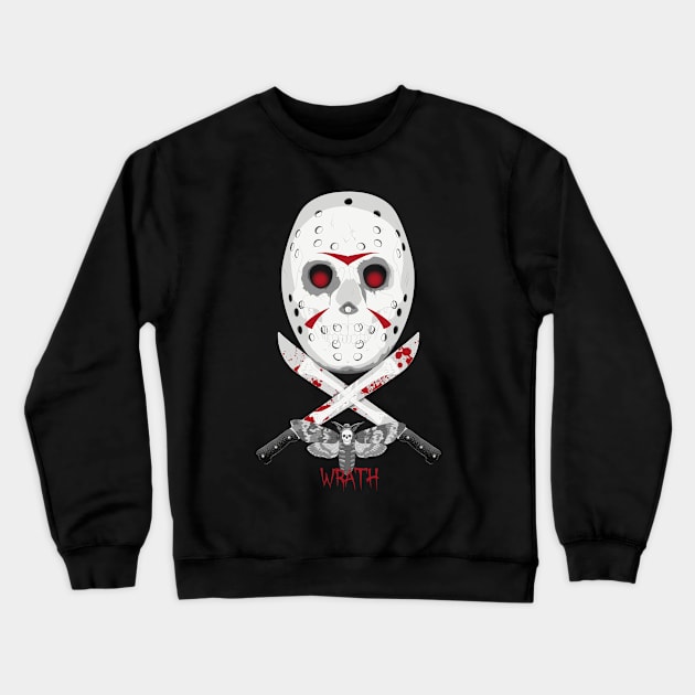 wrath Friday 13th Crewneck Sweatshirt by DarkChoocoolat